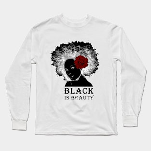 BEAUTY IS BLACK Long Sleeve T-Shirt